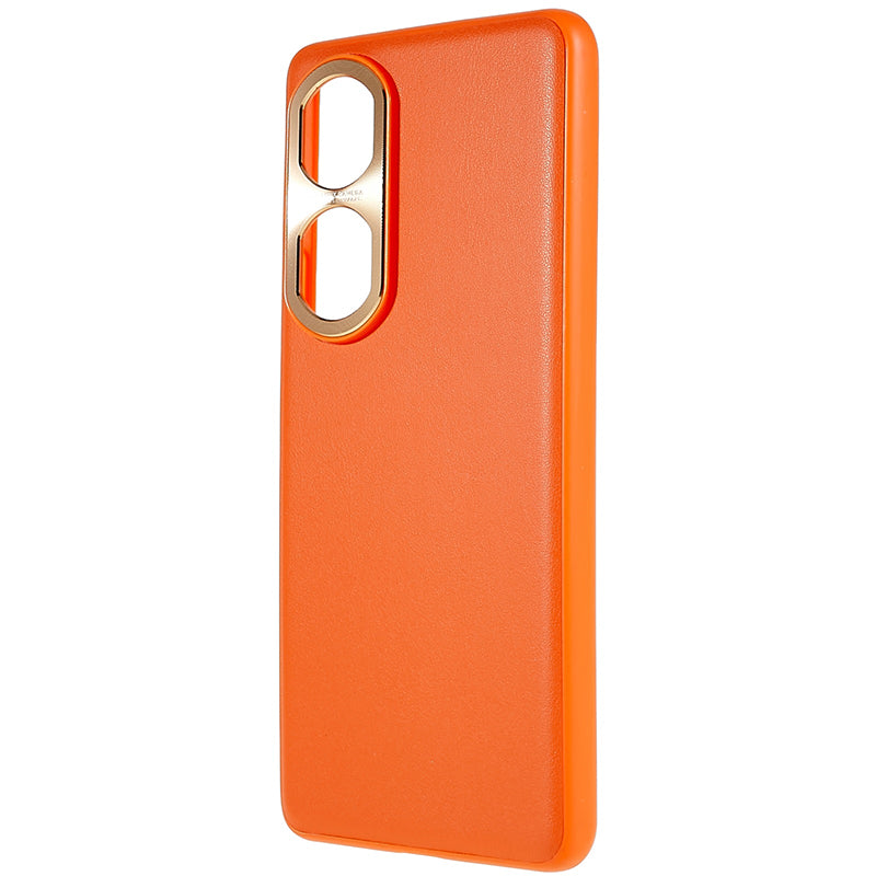 For Honor 80 Pro Flat 5G Phone Case Metal Lens Design PU Leather Coated TPU PC Back Cover For Honor 80 Pro Flat 5G Phone Case Metal Lens Design PU Leather Coated TPU PC Back Cover